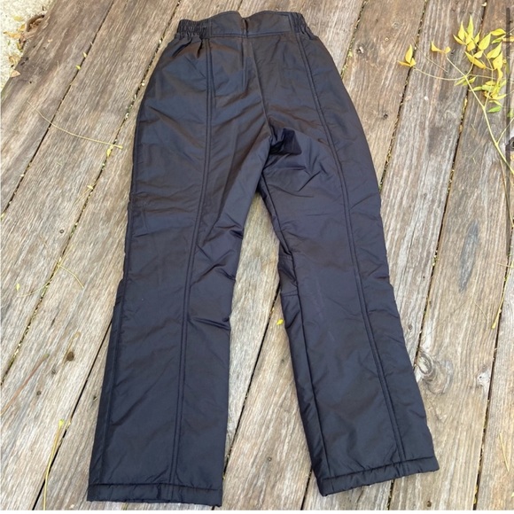 fera international vintage black warm ski snow board pants women’s size 4 Reg - Picture 4 of 7